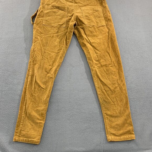Lucy & Yak Corduroy Overalls Womens Small S32 Yellow Organic Cotton Relaxed Fit - Picture 3 of 13